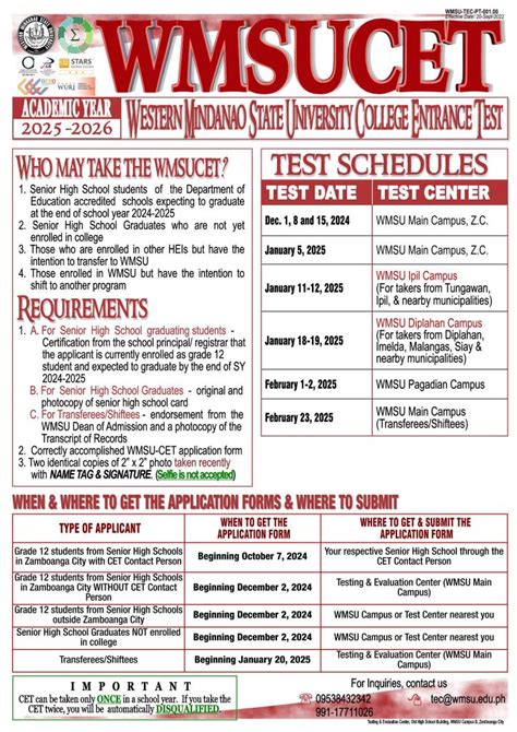 wmsu entrance exam|Western Mindanao State University – Aiming Towards a Smart Research.
